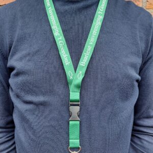 Keycord van de Baarlese visvereniging 't Goordonk met pashouder